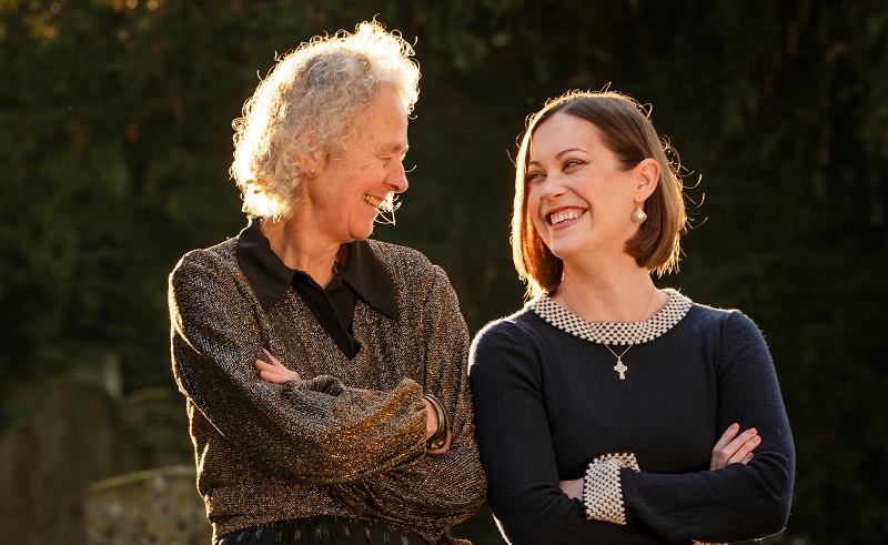 storytellers Marion Leeper and Sarah Brady